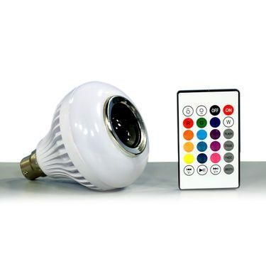 Colour Changing LED Bulb with Bluetooth Speaker & Remote - KDY Mart