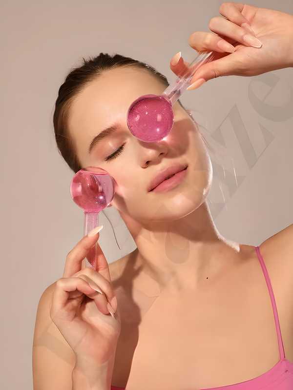 2pcs Crystal Ice Ball for Facials - KDY Mart